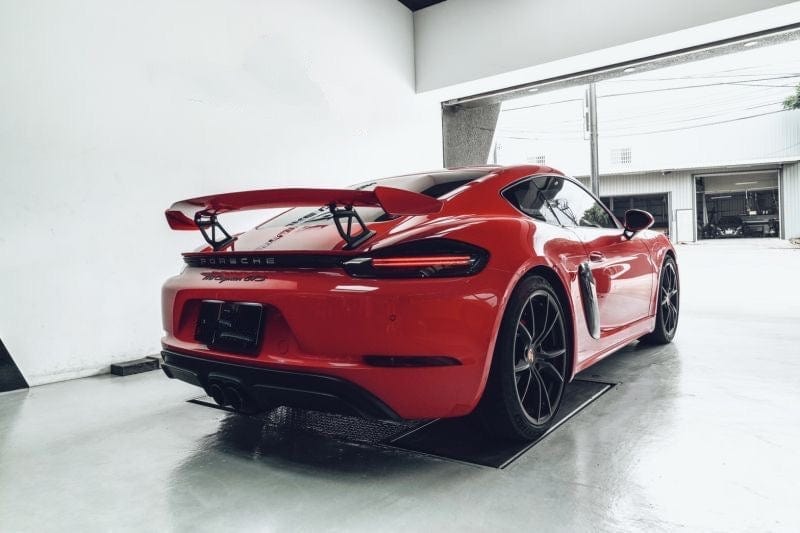 Porsche Cayman/Boxter (718) GT4 PFL Style Carbon Fibre Rear Spoiler - Twenty Two Tuning Rear Spoiler