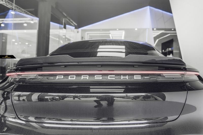 Porsche Taycan (9J1) Future Design Carbon Fiber Rear Spoiler - Future Design Rear Spoiler