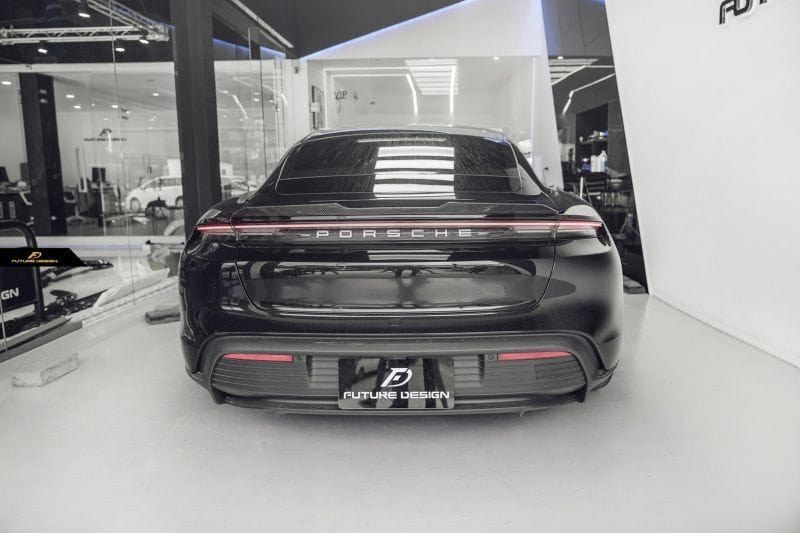 Porsche Taycan (9J1) Future Design Carbon Fiber Rear Spoiler - Future Design Rear Spoiler