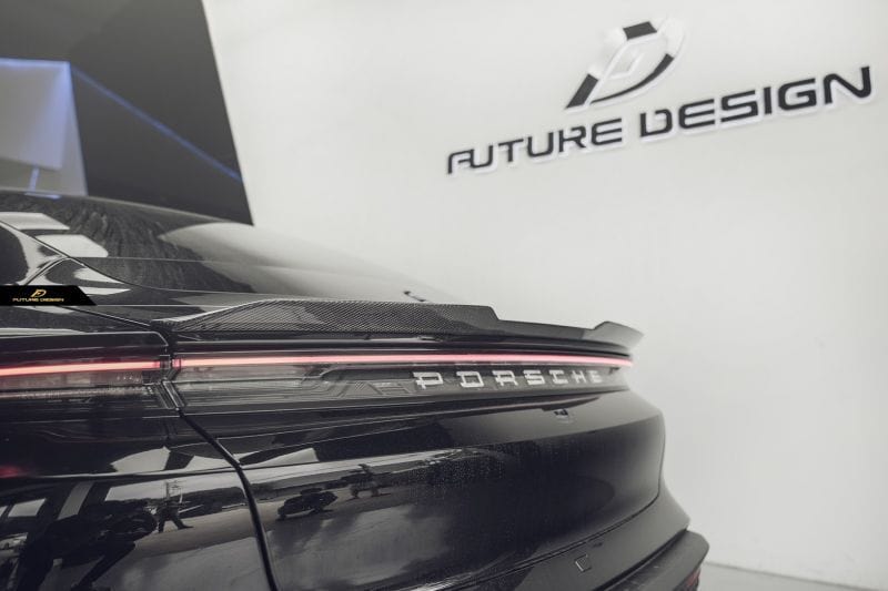 Porsche Taycan (9J1) Future Design Carbon Fiber Rear Spoiler - Future Design Rear Spoiler