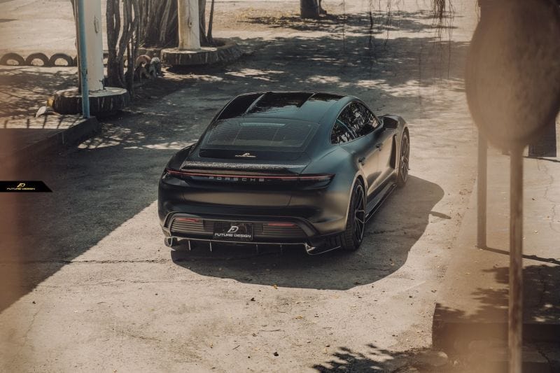 Porsche Taycan (9J1) Future Design GT Carbon Fibre Rear Spoiler - Future Design Rear Spoiler