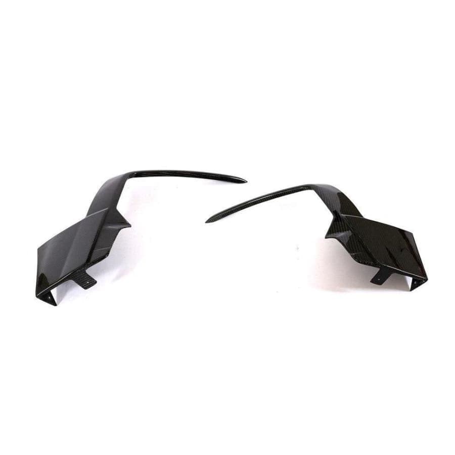 Volkswagen Golf R (Mk7.5) Carbon Fibre Front Fog Light Surrounds - Twenty Two Tuning Front Canards/Bumper Inserts