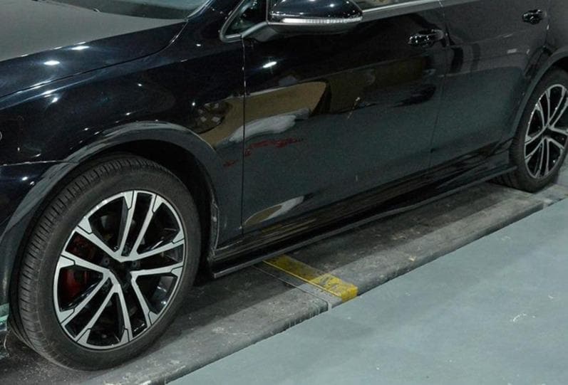 Volkswagen Golf R (Mk7) REVOSPORT Style Carbon Fibre Side Skirts - Twenty Two Tuning Side Skirts