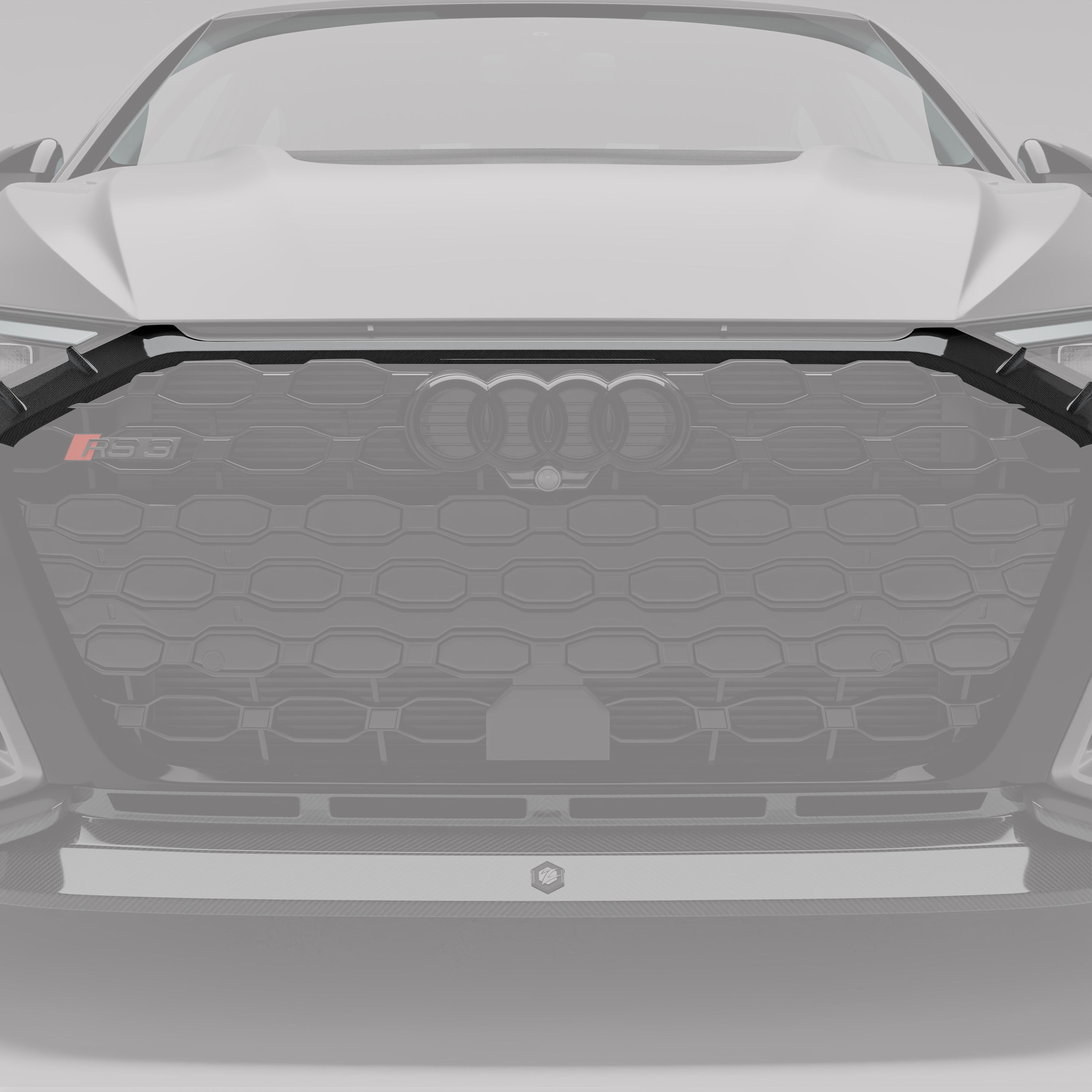 RevoZport Carbon Fiber Front Grill Compatible With Audi RS3 8Y Limousine