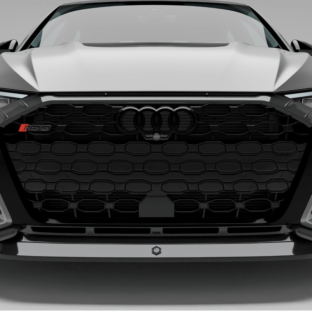 RevoZport Carbon Fiber Front Grill Compatible With Audi RS3 8Y Limousine