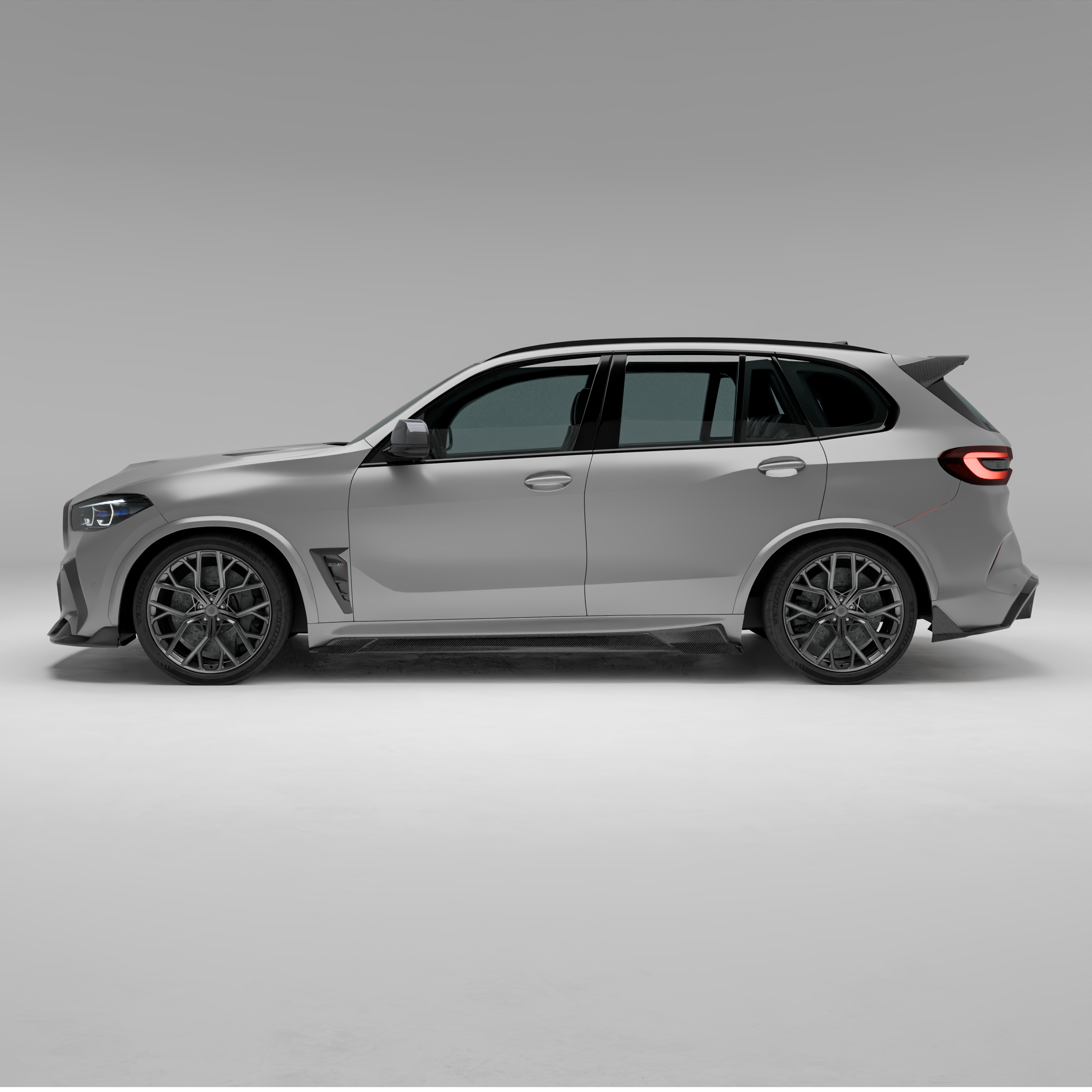 RevoZport Carbon Fiber Side Fender Vents Compatible With BMW X5M F95 PRE LCI