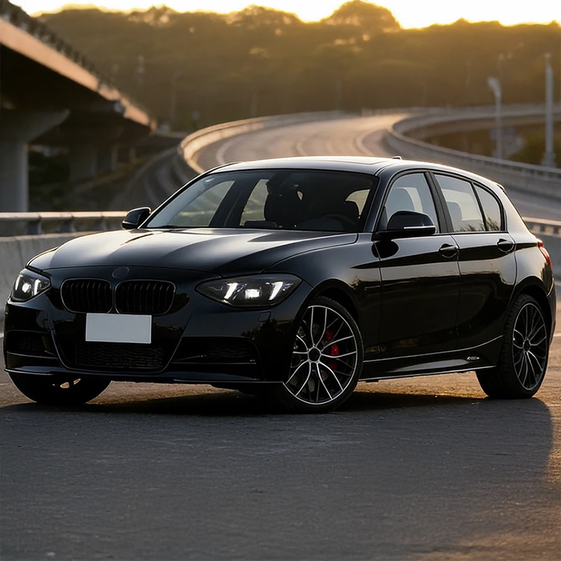 Phares V3 améliorés avec feux de jour (DRL) jaunes - Compatibles avec les BMW Série 1 (F20/F21)