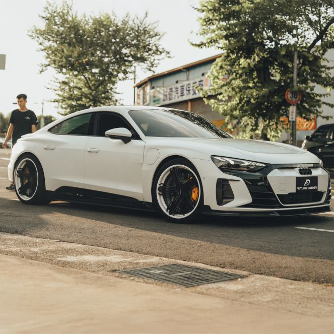 Future Design Carbon Fibre Front Vent Trims Compatible With Audi E-Tron GT
