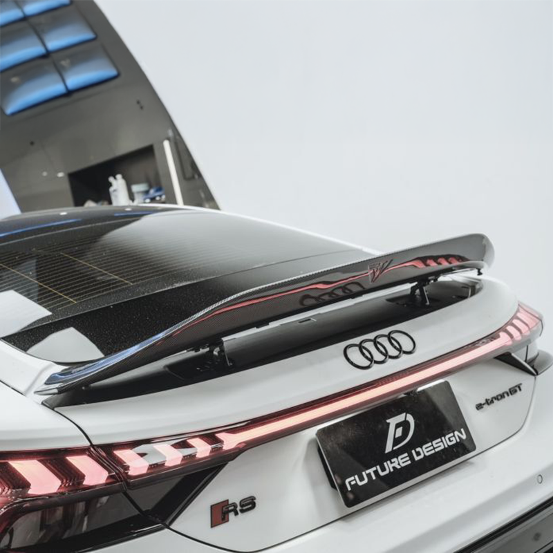 Future Design Carbon Fibre Rear Spoiler Compatible With Audi E-Tron GT