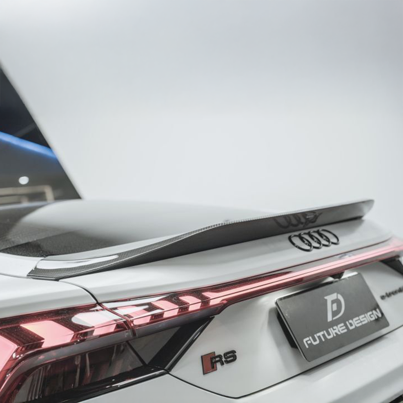 Future Design Carbon Fibre Rear Spoiler Compatible With Audi E-Tron GT