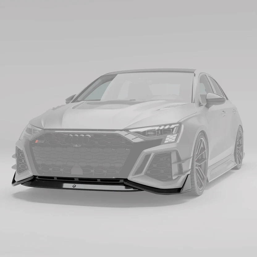 Przedni splitter z włókna węglowego RevoZport do Audi RS3 (8 l.)