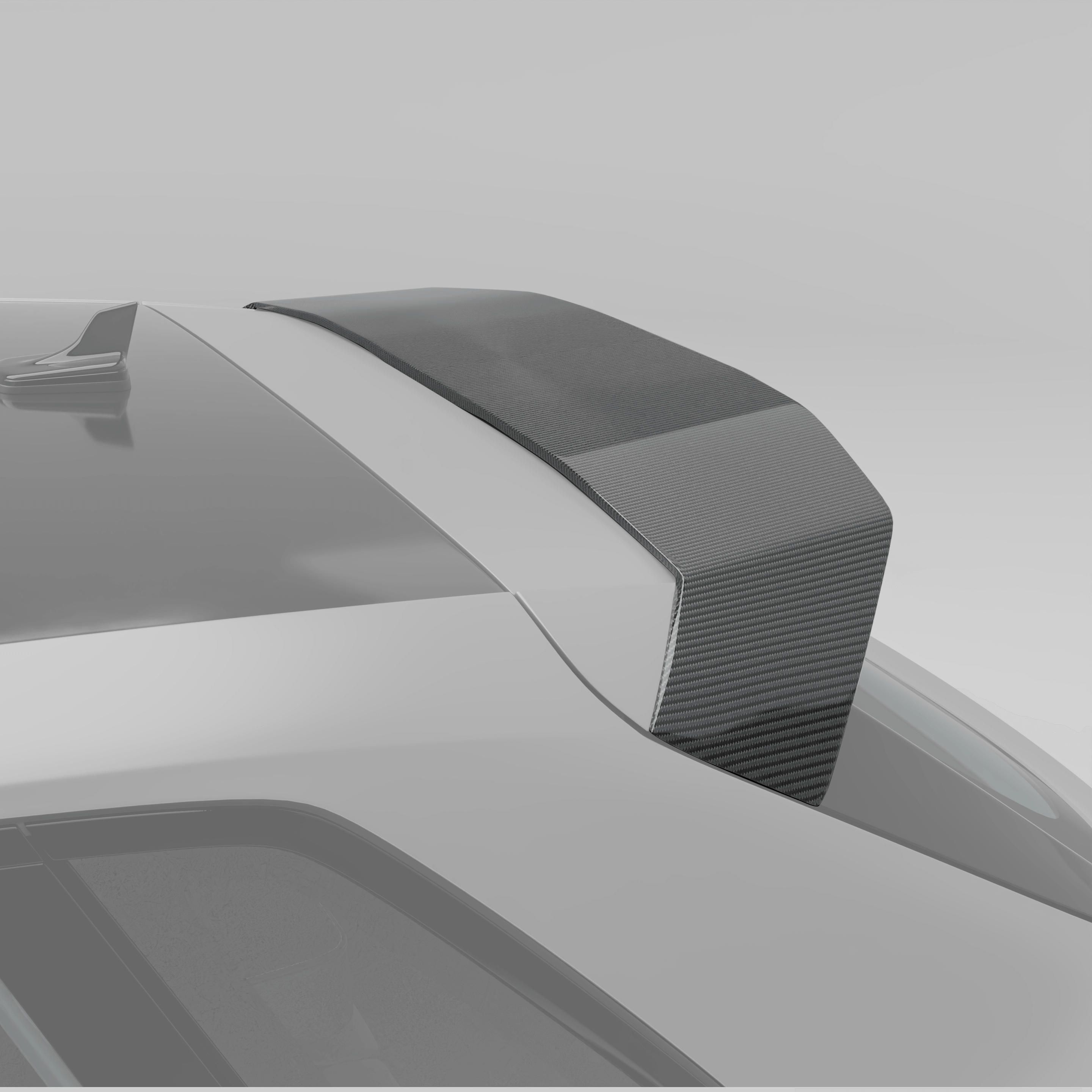 RevoZport Carbon Fiber Roof Spoiler Compatible With Audi RS3 8Y Sportback