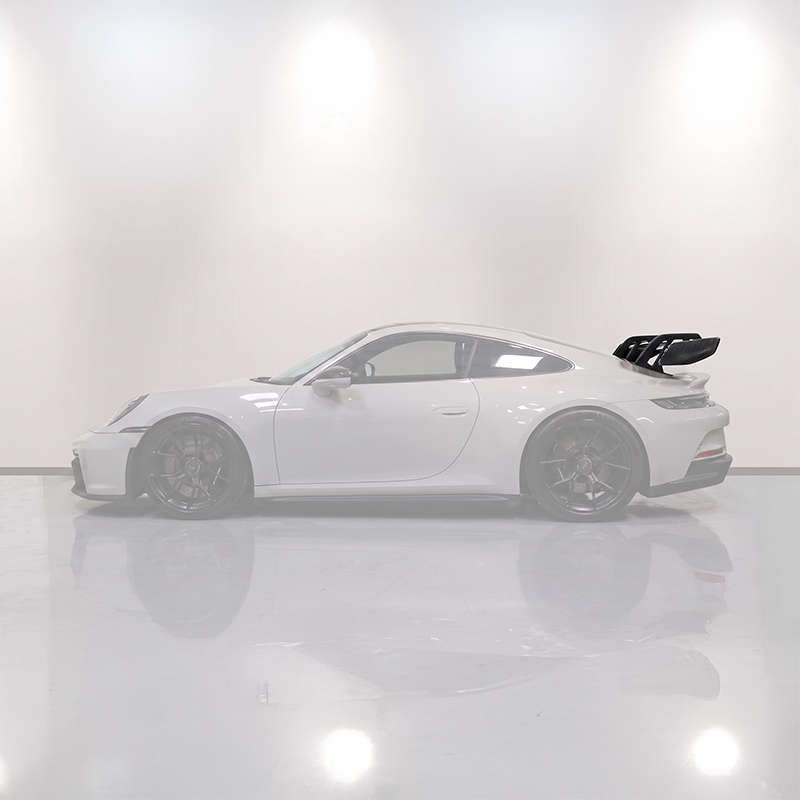Aileron arrière en fibre de carbone à col de cygne compatible avec la Porsche 911 (992.1/992.2) GT3