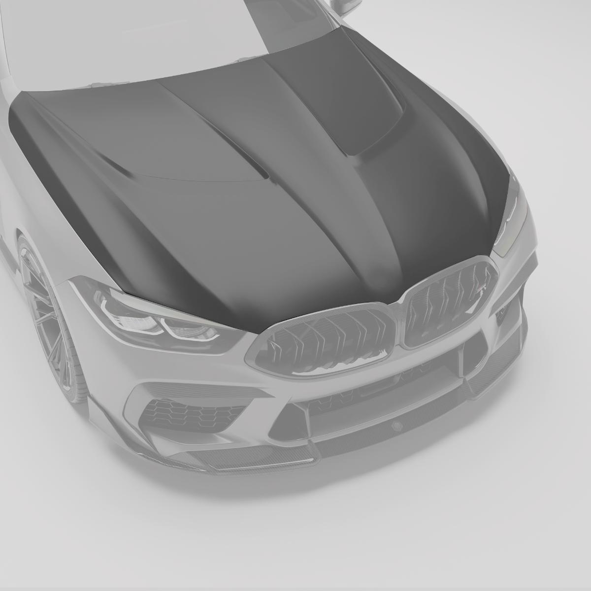 RevoZport Carbon Fiber Hood Compatible With BMW M8 F93