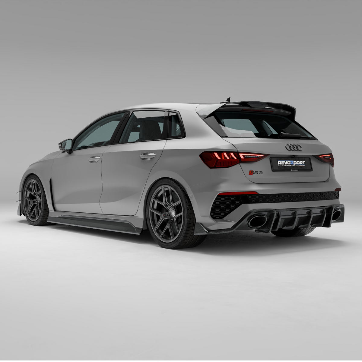 RevoZport Carbon Fiber Bodykit Compatible With Audi RS3 8Y Sportback