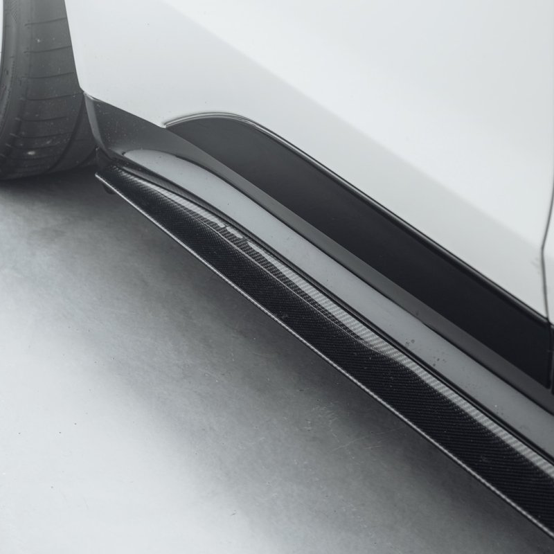 Future Design Carbon Fibre Side Skirts Compatible With Audi E-Tron GT