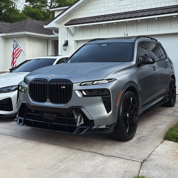 グロスブラック フロントリップスポイラー - BMW X7 LCI（G07）対応