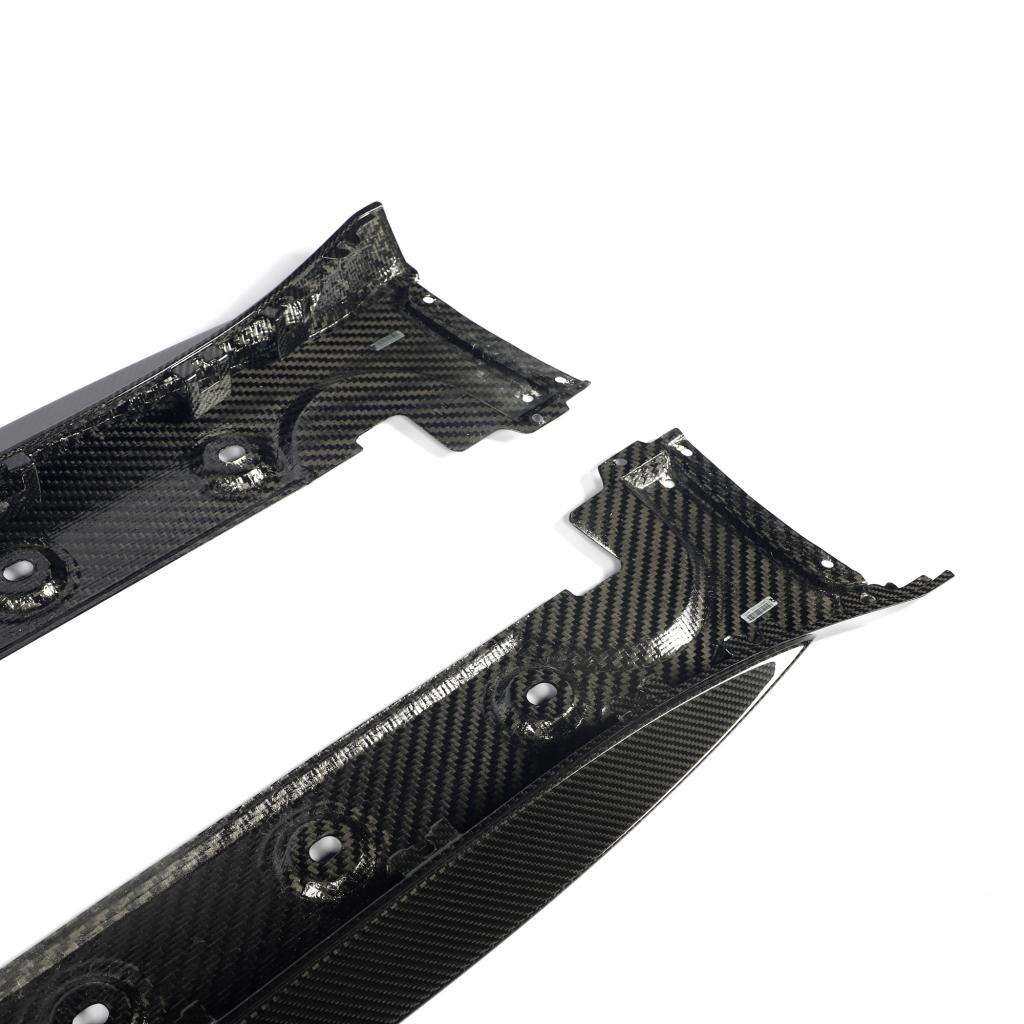 V1 Carbon Fiber Side Skirt Trims Compatible With Porsche 911 (992.1) GT3