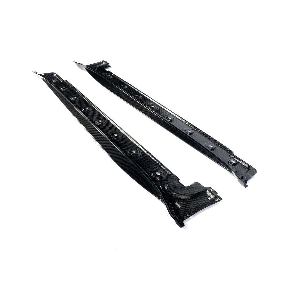 V1 Carbon Fiber Side Skirt Trims Compatible With Porsche 911 (992.1) GT3