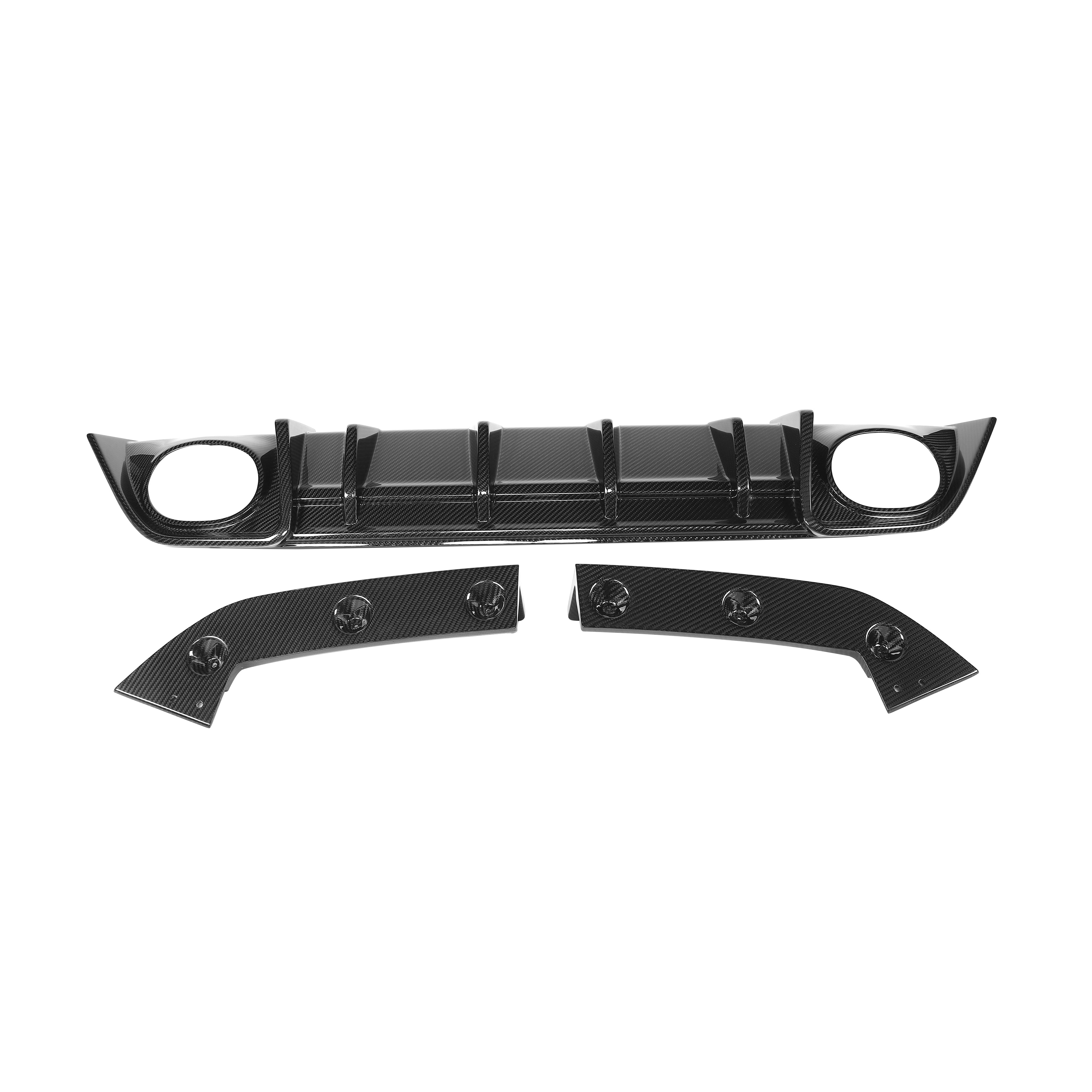 RevoZport Carbon Fiber Rear Diffuser Compatible With Audi RS3 8Y Sportback