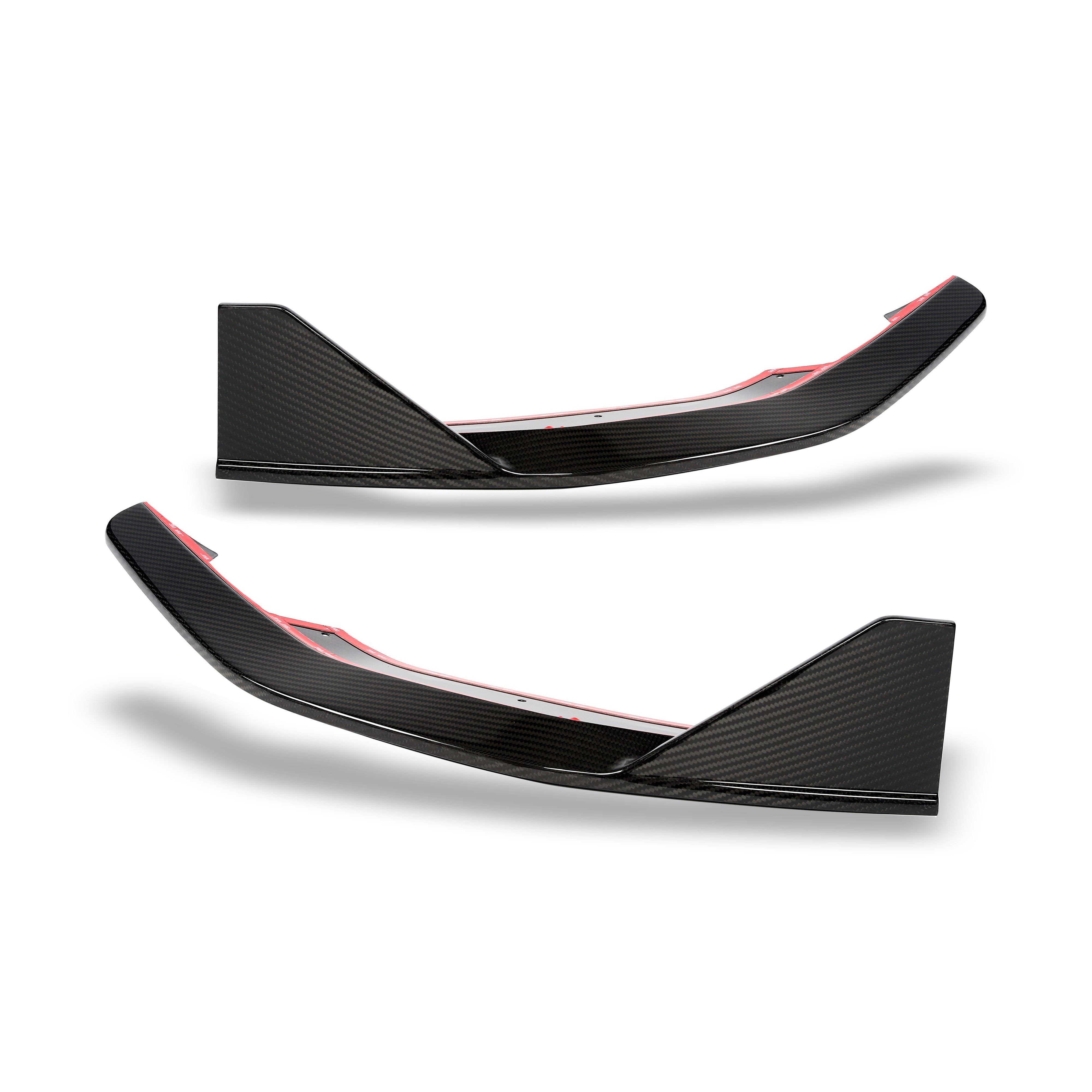 RevoZport Carbon Fiber Front Lip Compatible With Audi RS4 B9.5 Facelift
