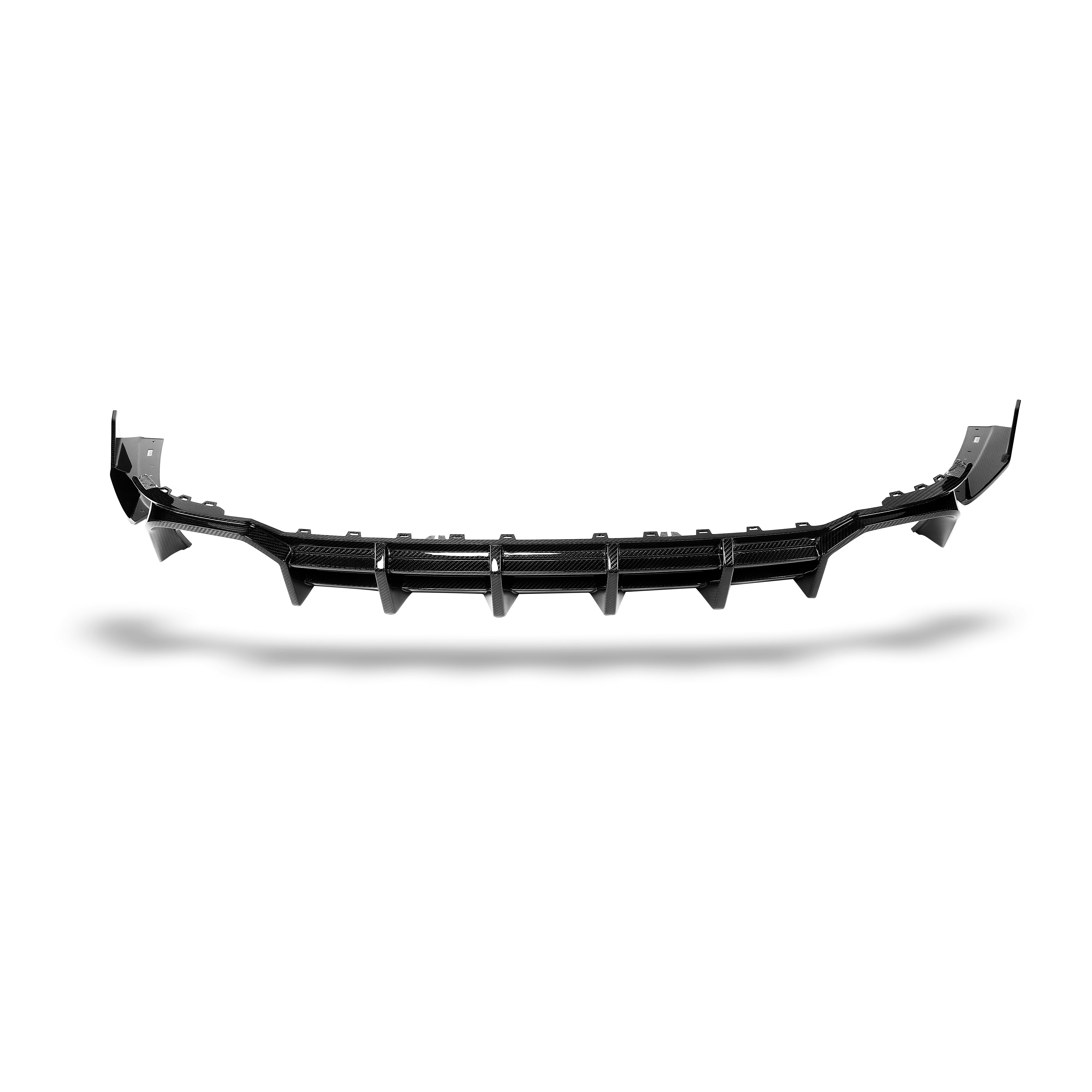 RevoZport Carbon Fiber Rear Diffuser Compatible With Audi RS4 B9.5 Facelift