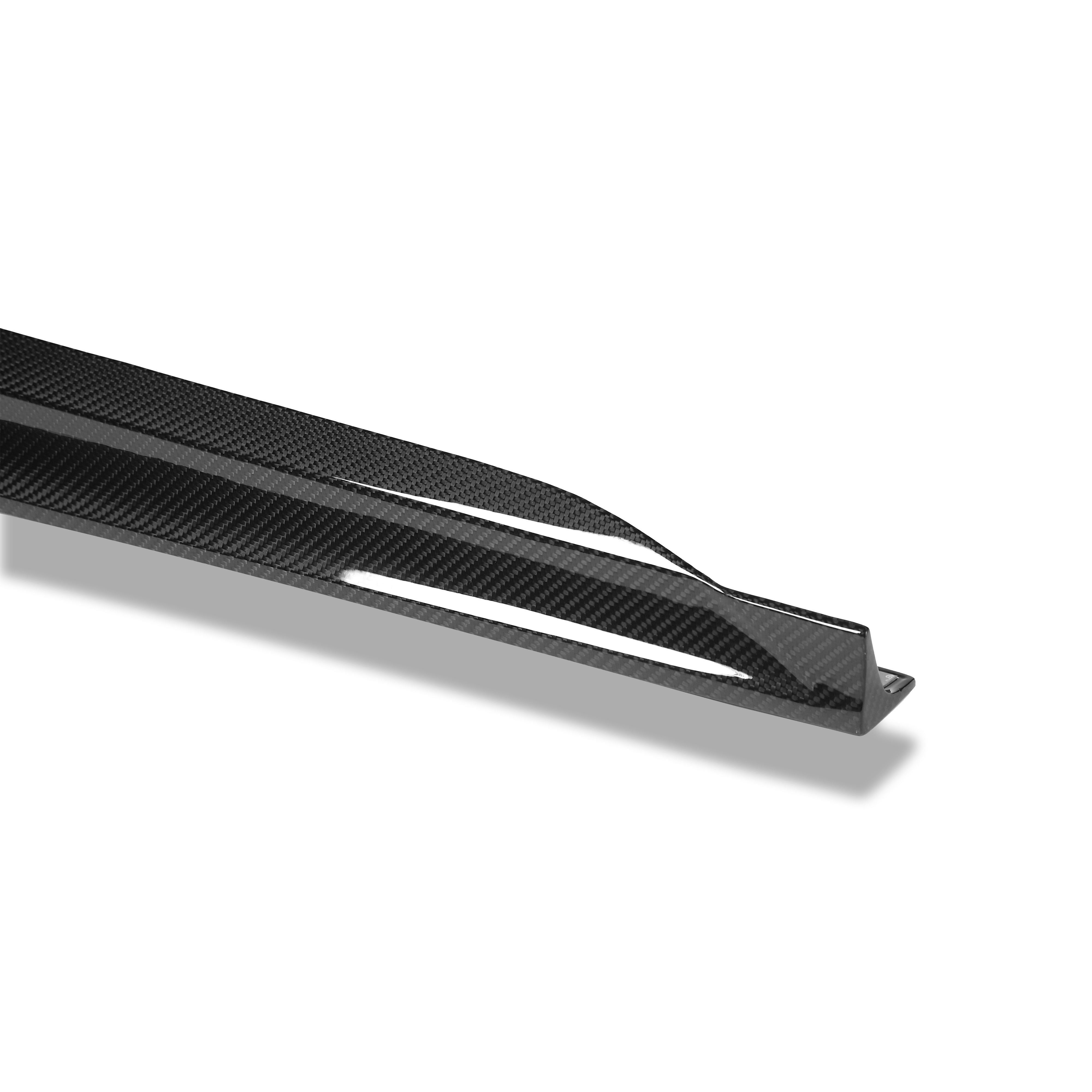 RevoZport Carbon Fiber Side Skirts Compatible With Audi RS4 B9.5 Facelift