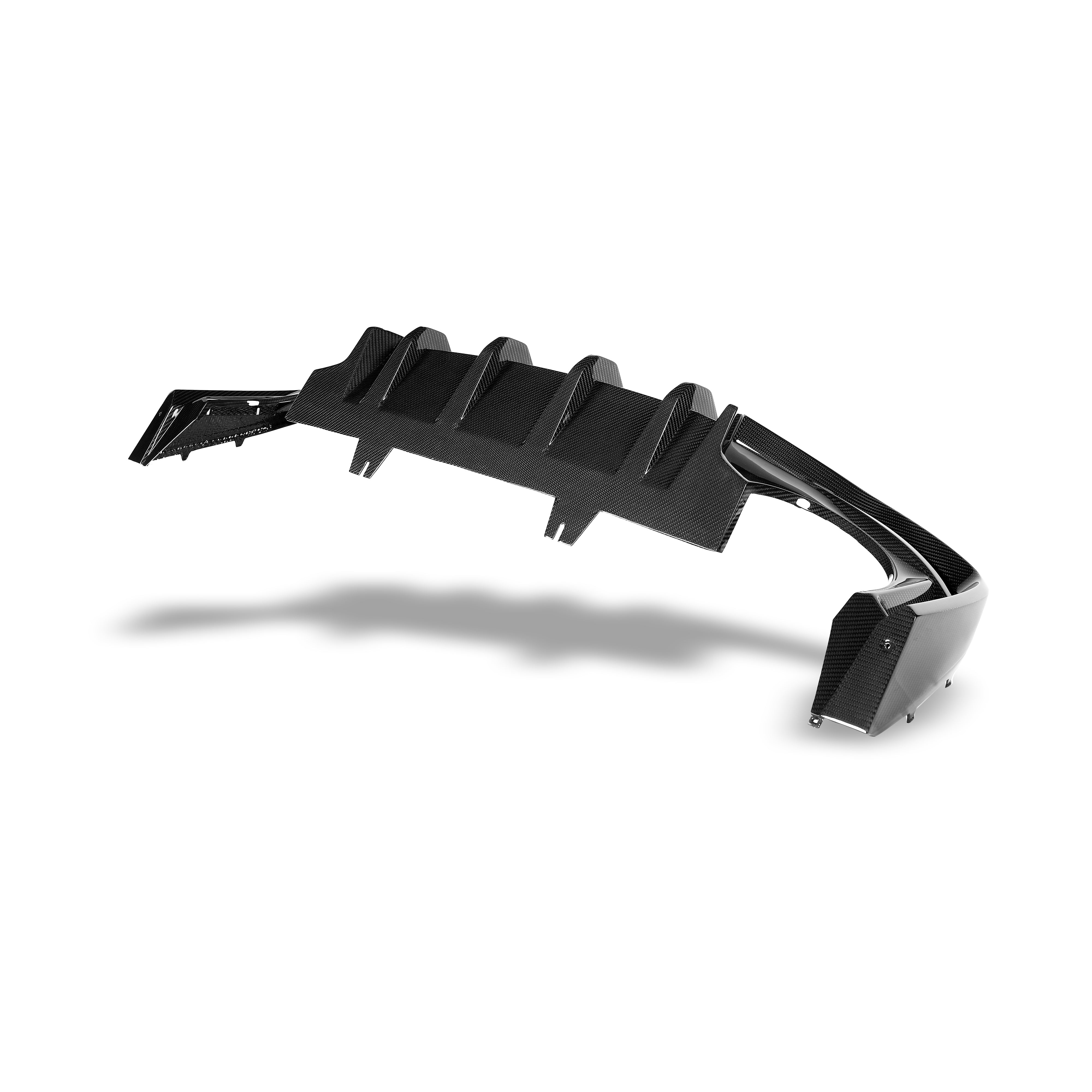 RevoZport Carbon Fiber Rear Diffuser Compatible With Audi RS5 B9.5 Coupe