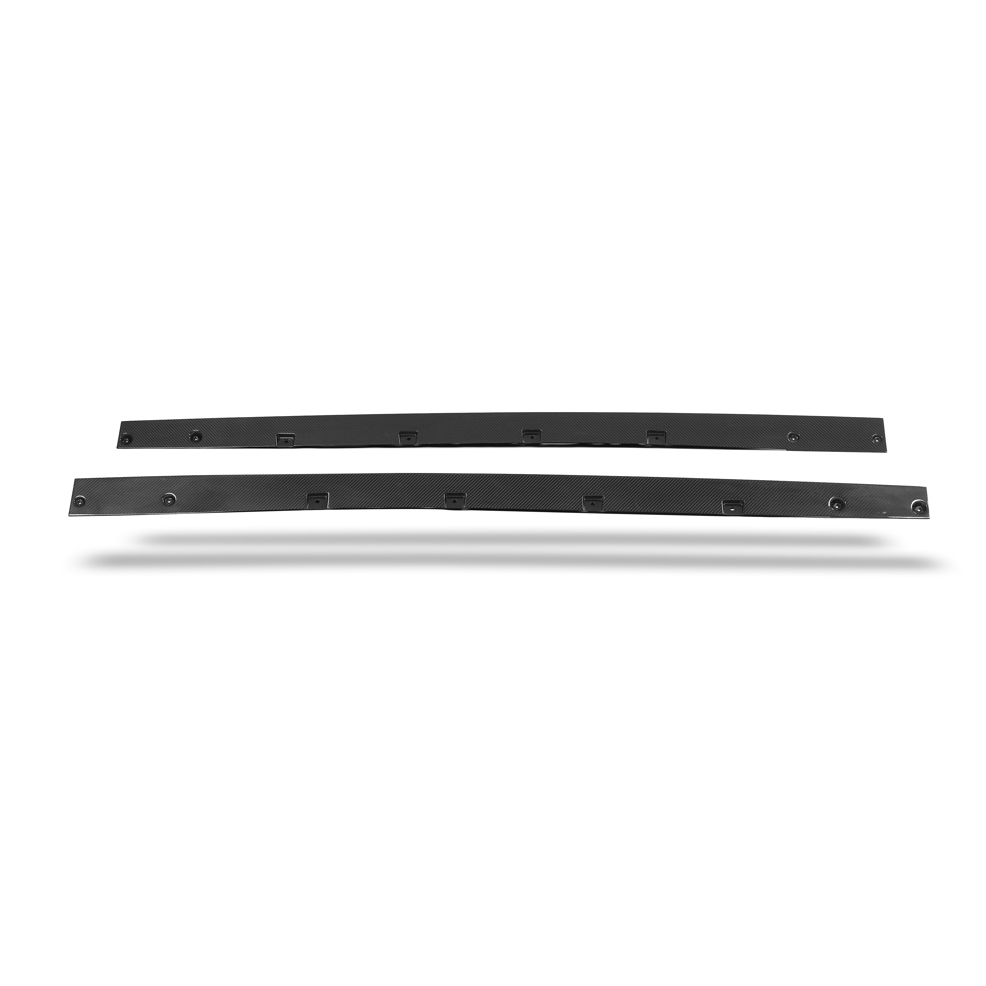 RevoZport Carbon Fiber Side Skirts Compatible With Audi RS5 B9.5 Facelift Sportback