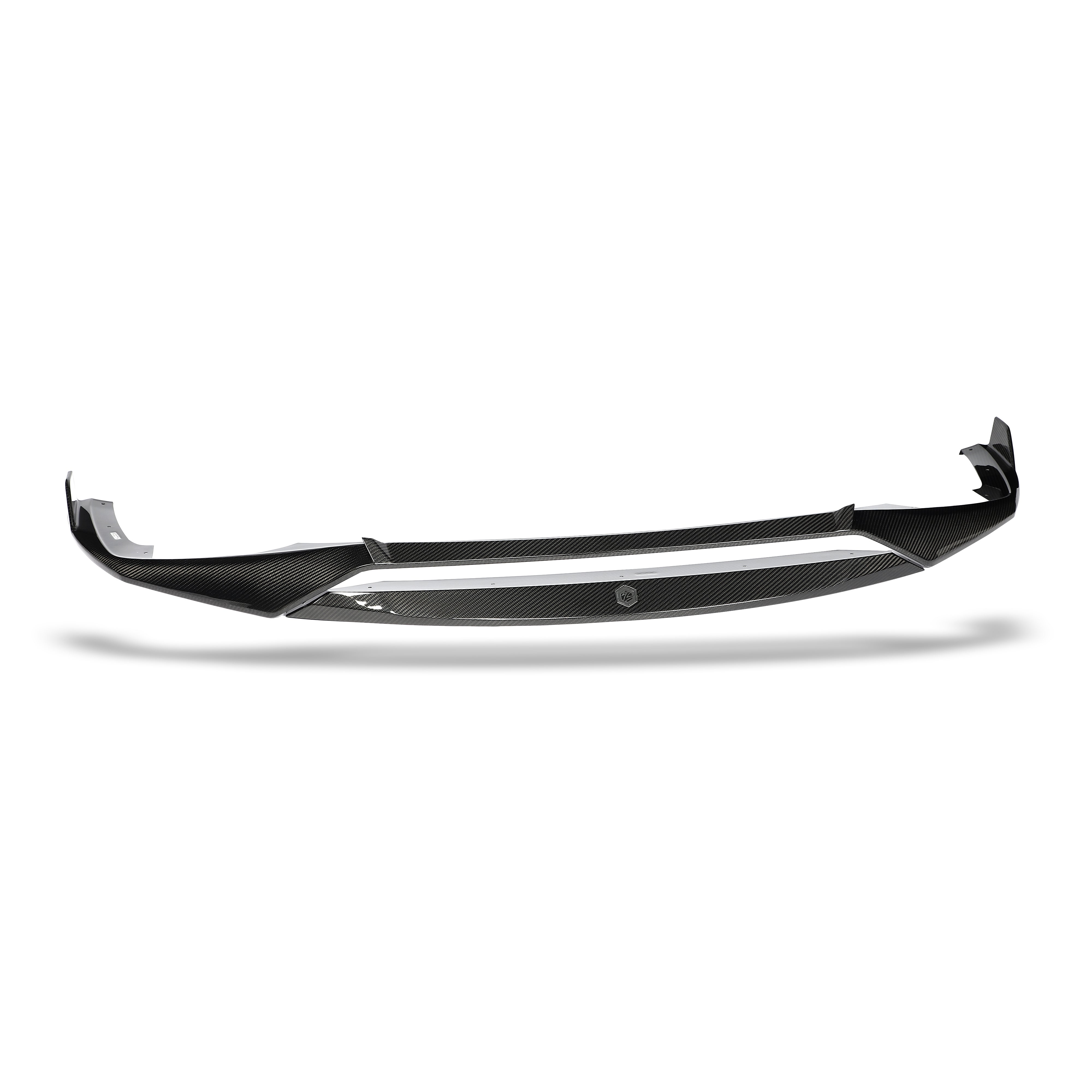 RevoZport Carbon Fiber Front Lip Compatible With Audi RS6 C8
