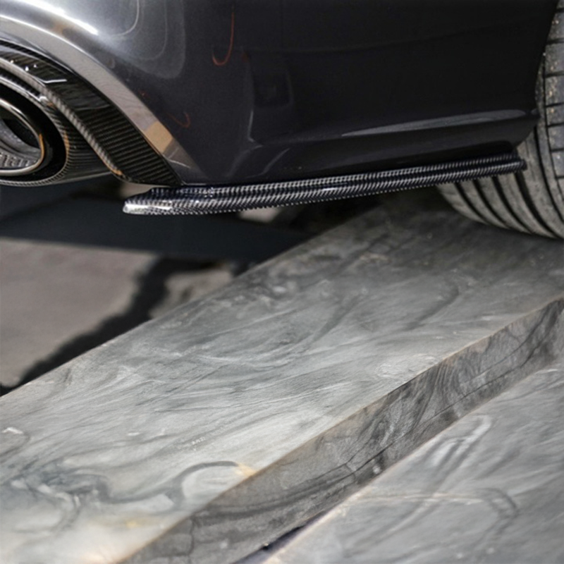 M Carbon Fiber Rear Bumper Canards Compatible With Audi RS6 (C7/C7.5)