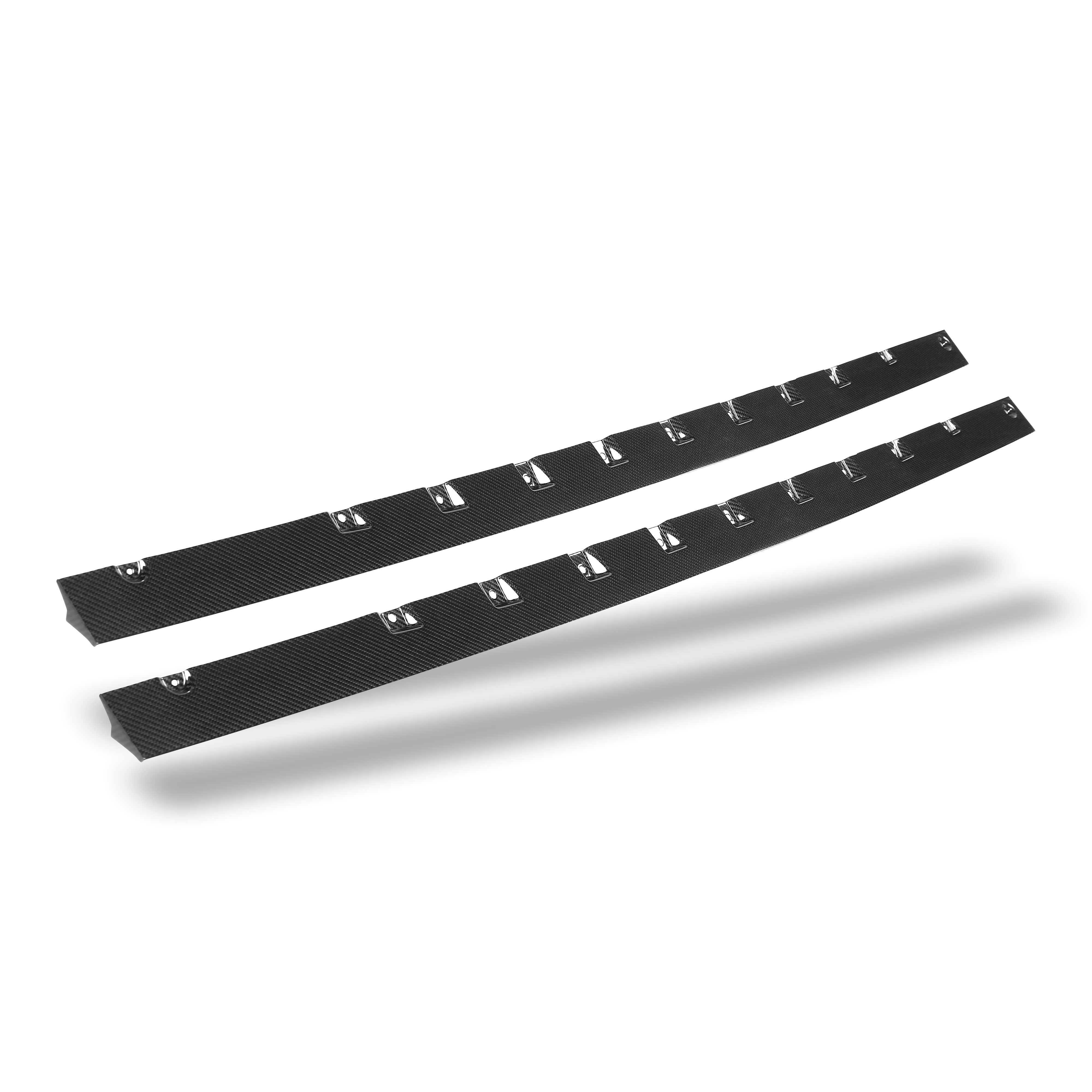 RevoZport Carbon Fiber Side Skirts Compatible With Audi RS5 B9.5 Coupe