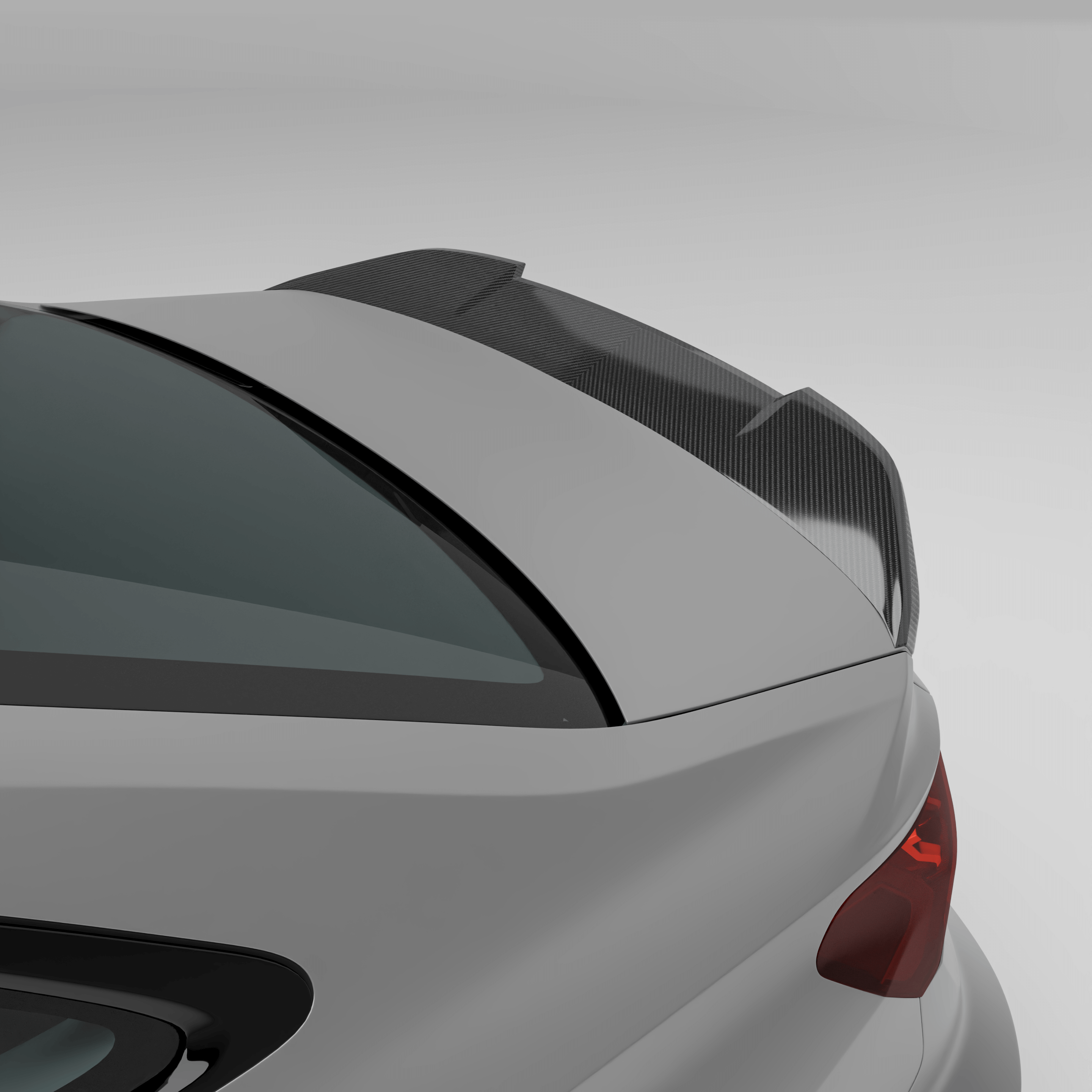 RevoZport Carbon Fiber Spoiler Compatible With Audi RS3 8Y Limousine