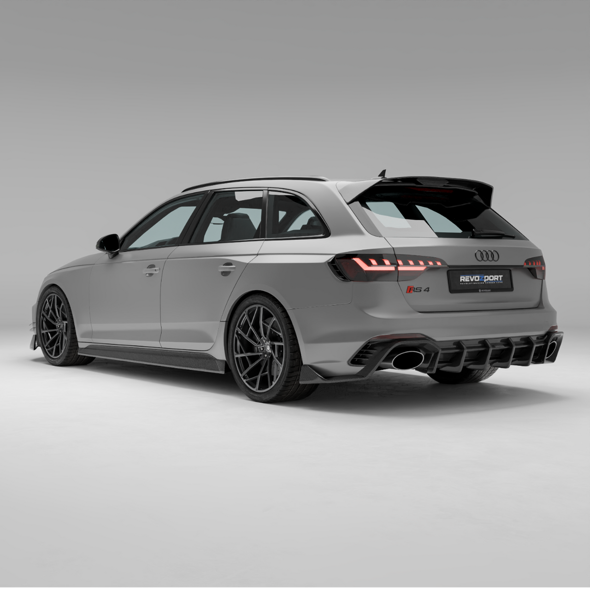 RevoZport Carbon Fiber Bodykit Compatible With Audi RS4 B9.5 Facelift Avant
