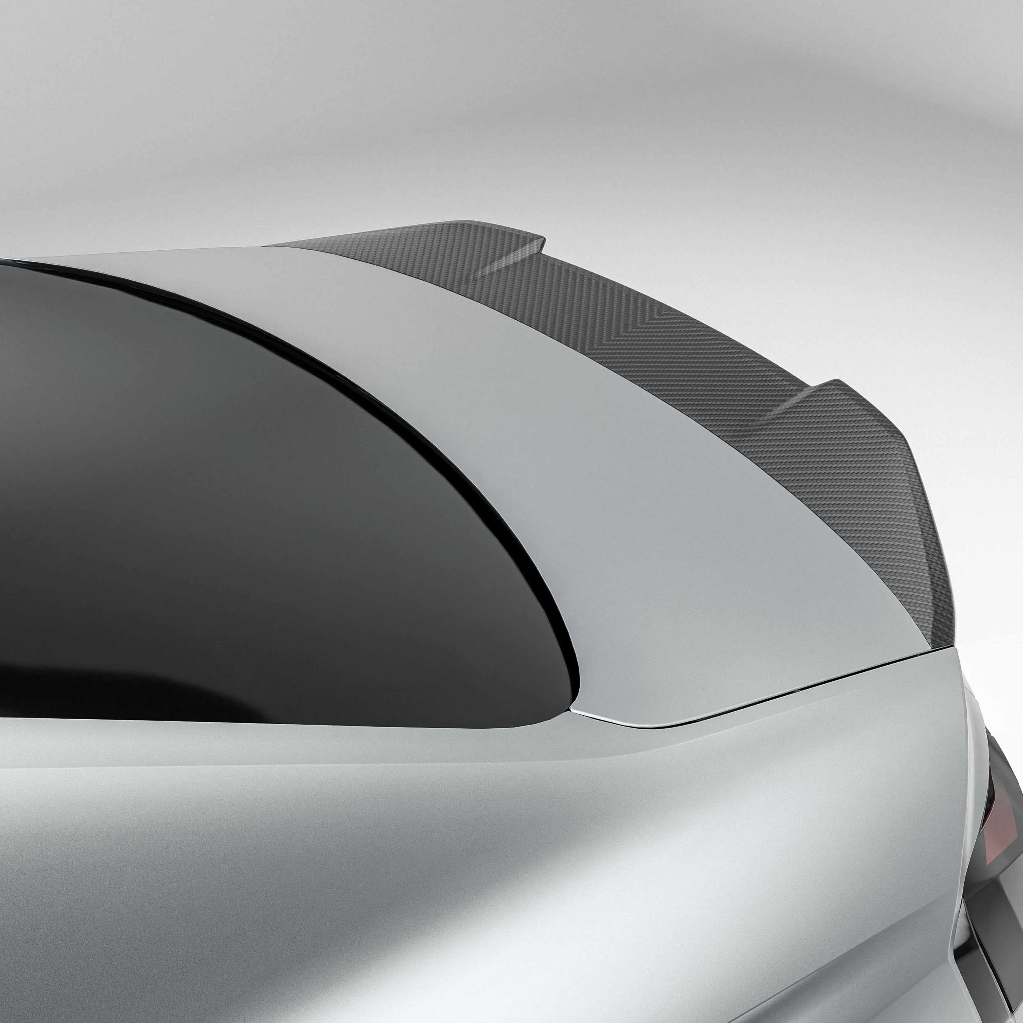 RevoZport Carbon Fiber Rear Spoiler Compatible With Audi RS5 B9.5 Coupe