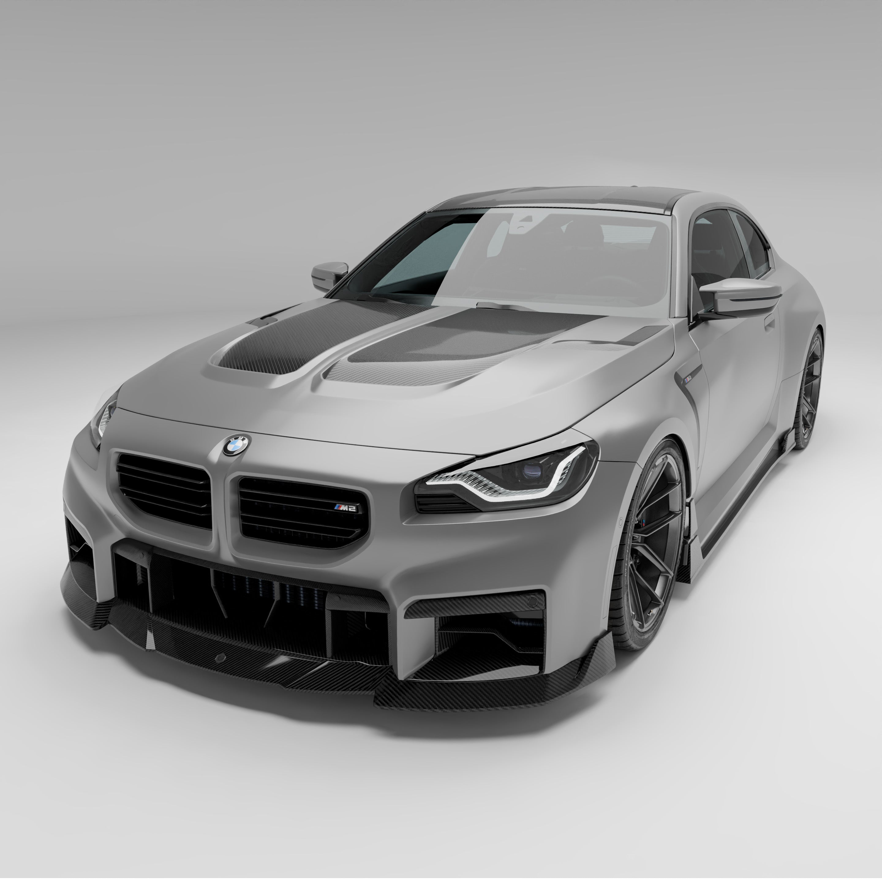RevoZport Carbon Fiber Front Grill Compatible With BMW M2 G87