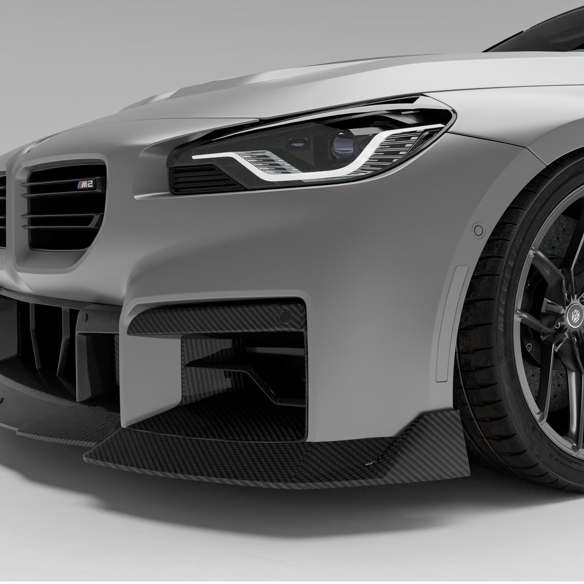 RevoZport Carbon Fiber Front Inlets Compatible With BMW M2 G87