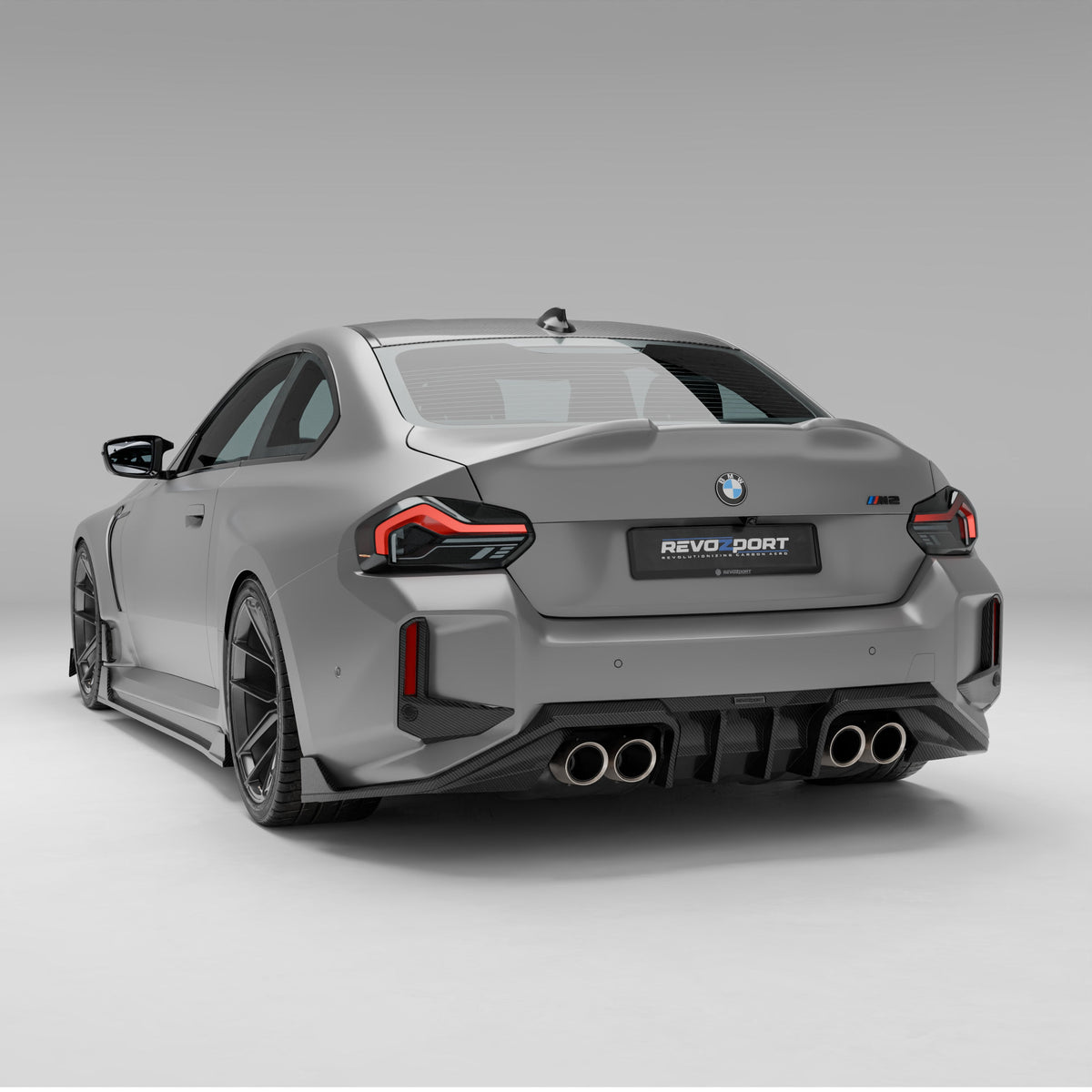 RevoZport Carbon Fiber Side Fenders Compatible With BMW M2 G87