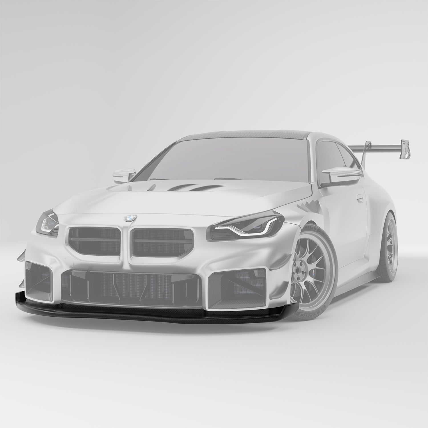 RevoZport Carbon Fiber Aero Splitter & Air Dam Compatible With BMW M2 G87