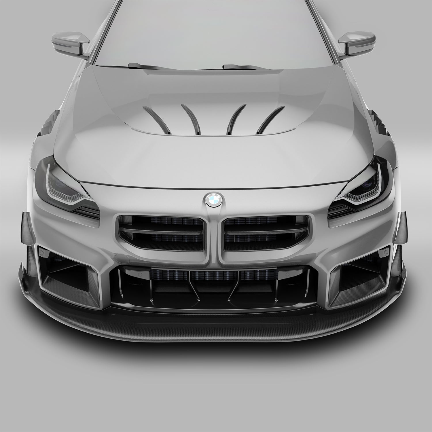 RevoZport Carbon Fiber Aero Splitter & Air Dam Compatible With BMW M2 G87