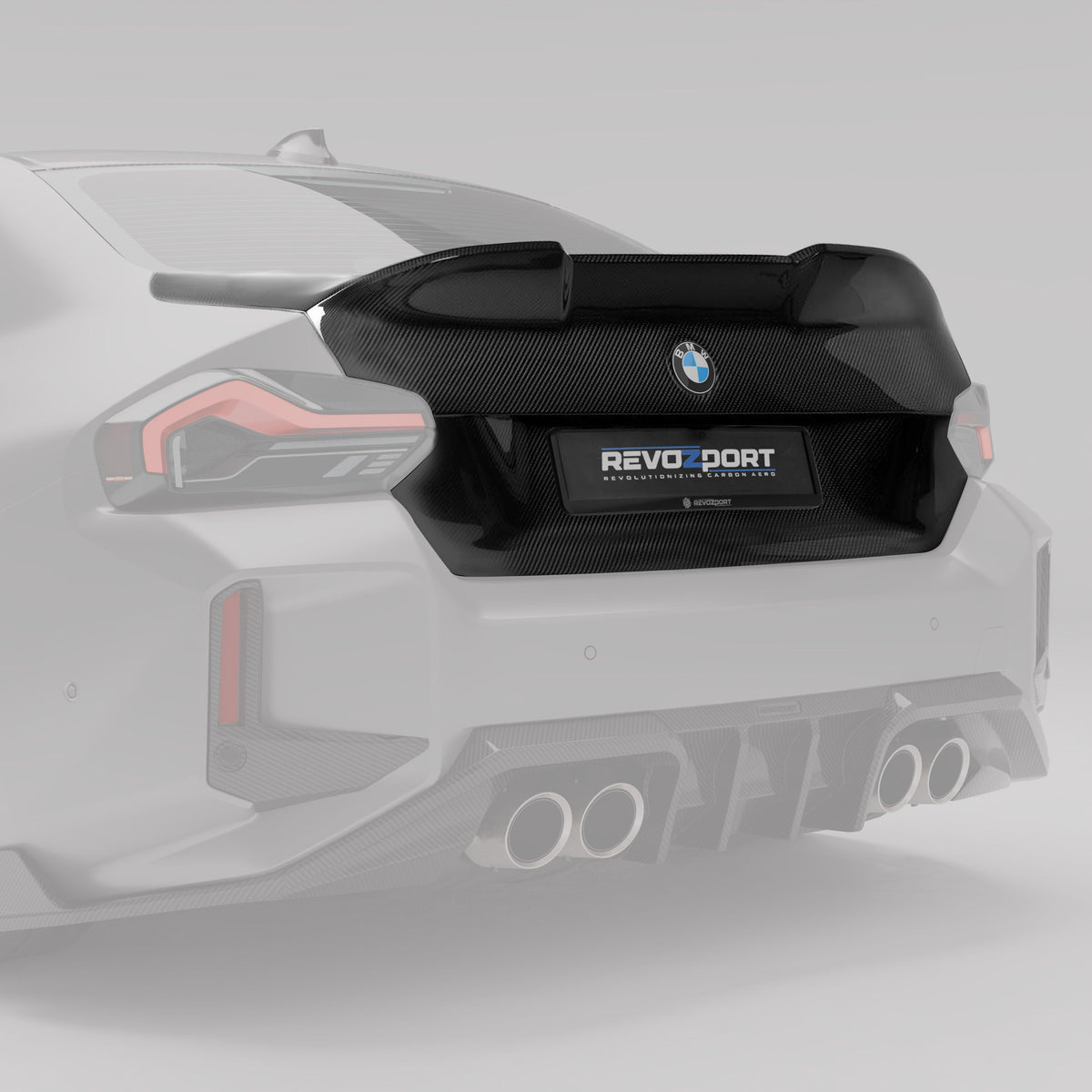 RevoZport Carbon Fiber Trunk Lid Compatible With BMW M2 G87