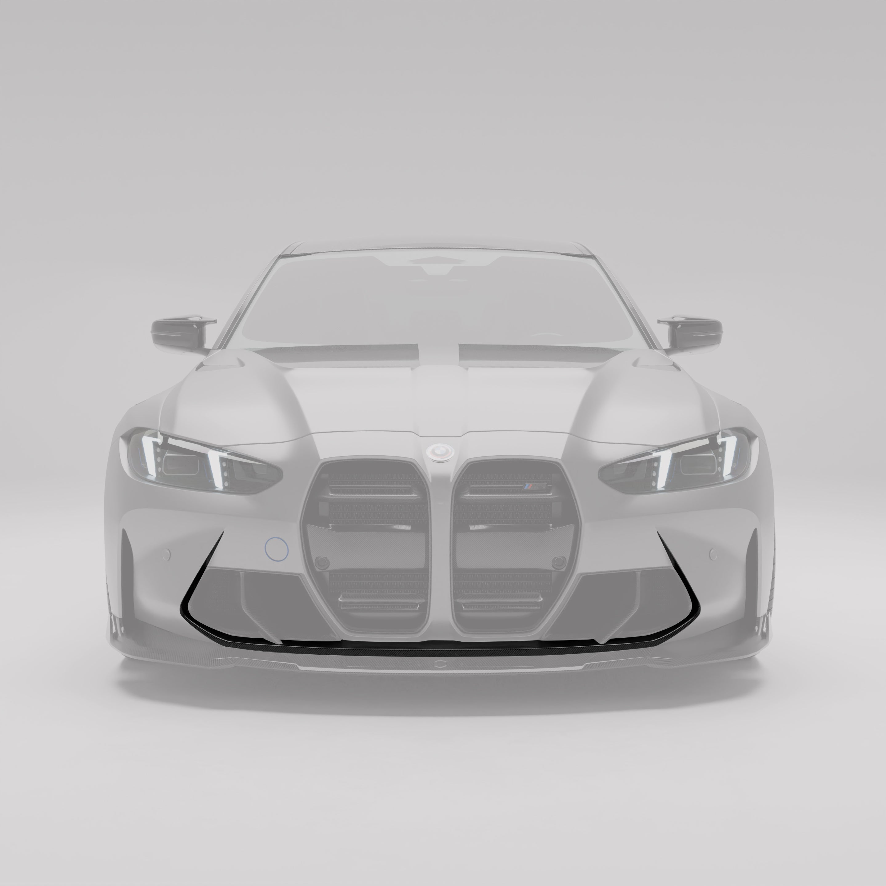 RevoZport Carbon Fiber Front Trim Compatible With BMW M3 G80