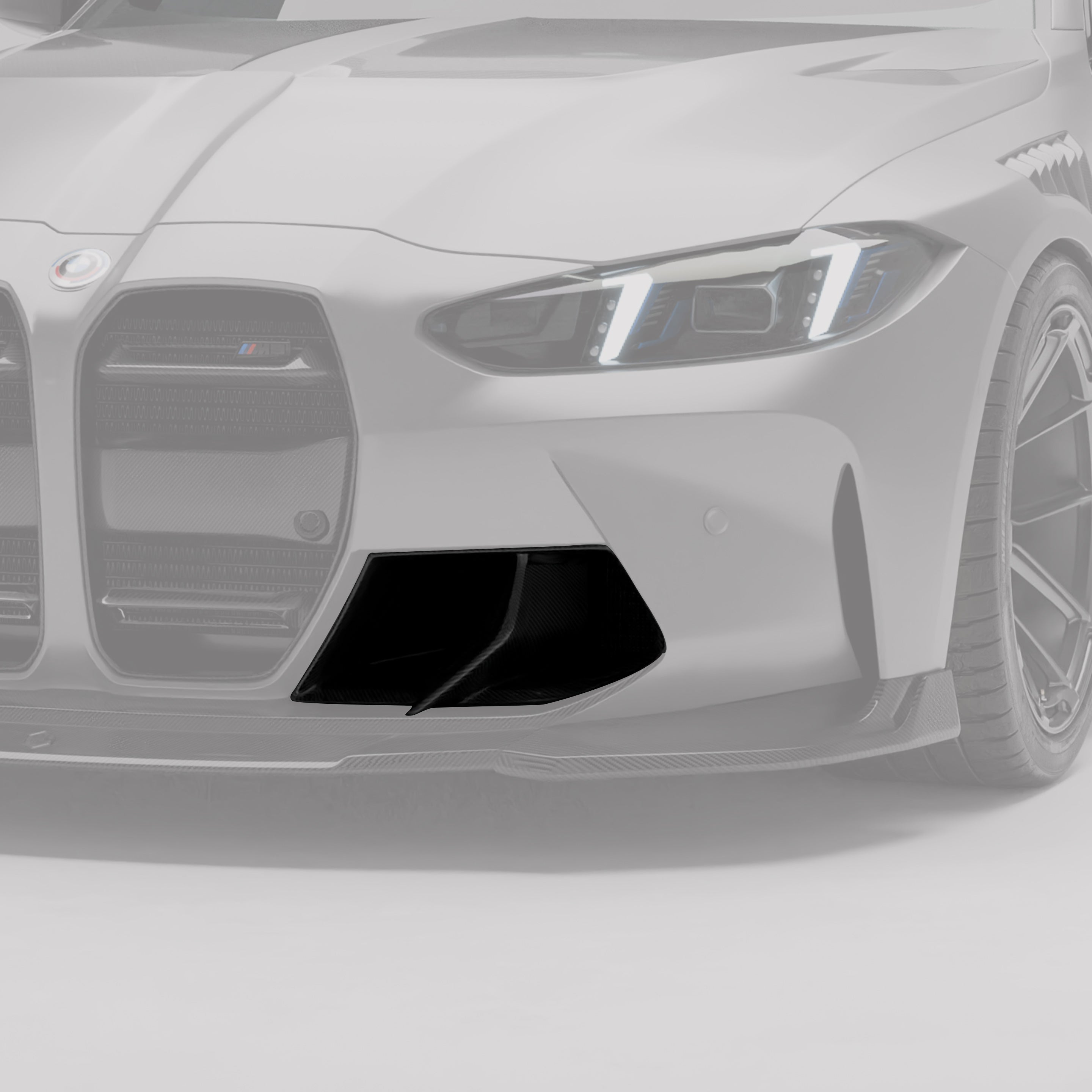 RevoZport Carbon Fiber Front Vents Compatible With BMW M3 G80