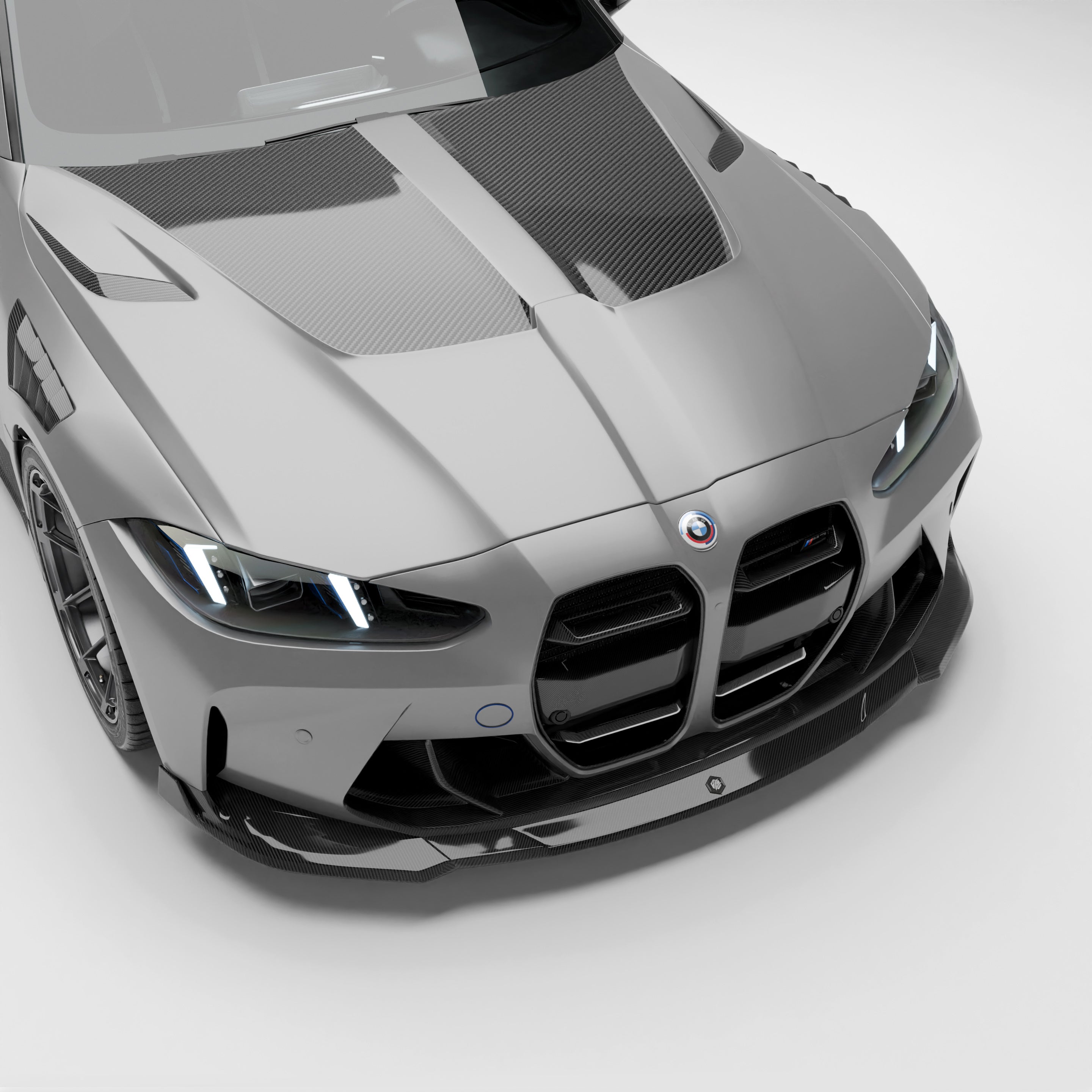RevoZport Carbon Fiber Hood Compatible With BMW M3 G80