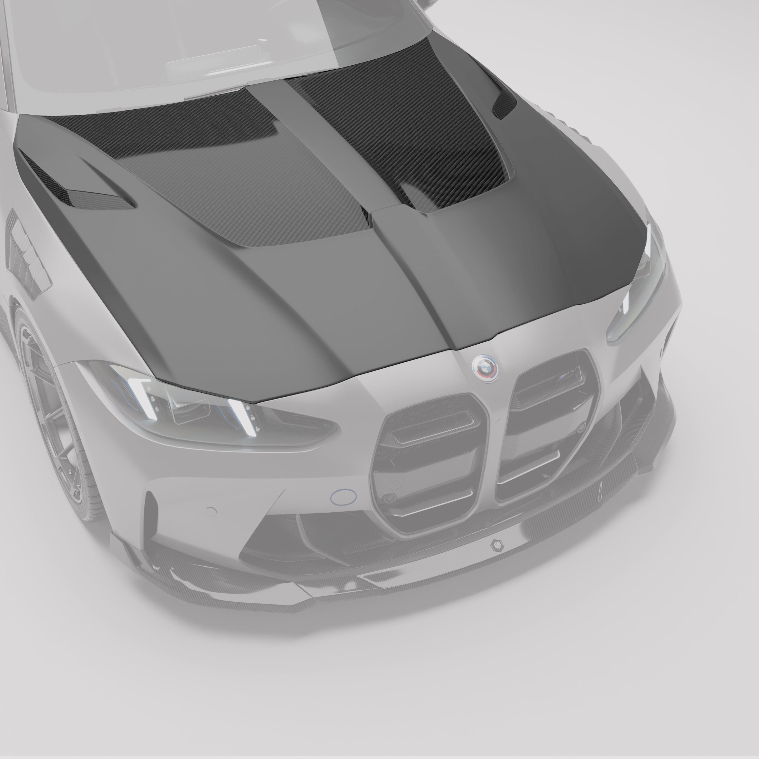 RevoZport Carbon Fiber Hood Compatible With BMW M3 G80
