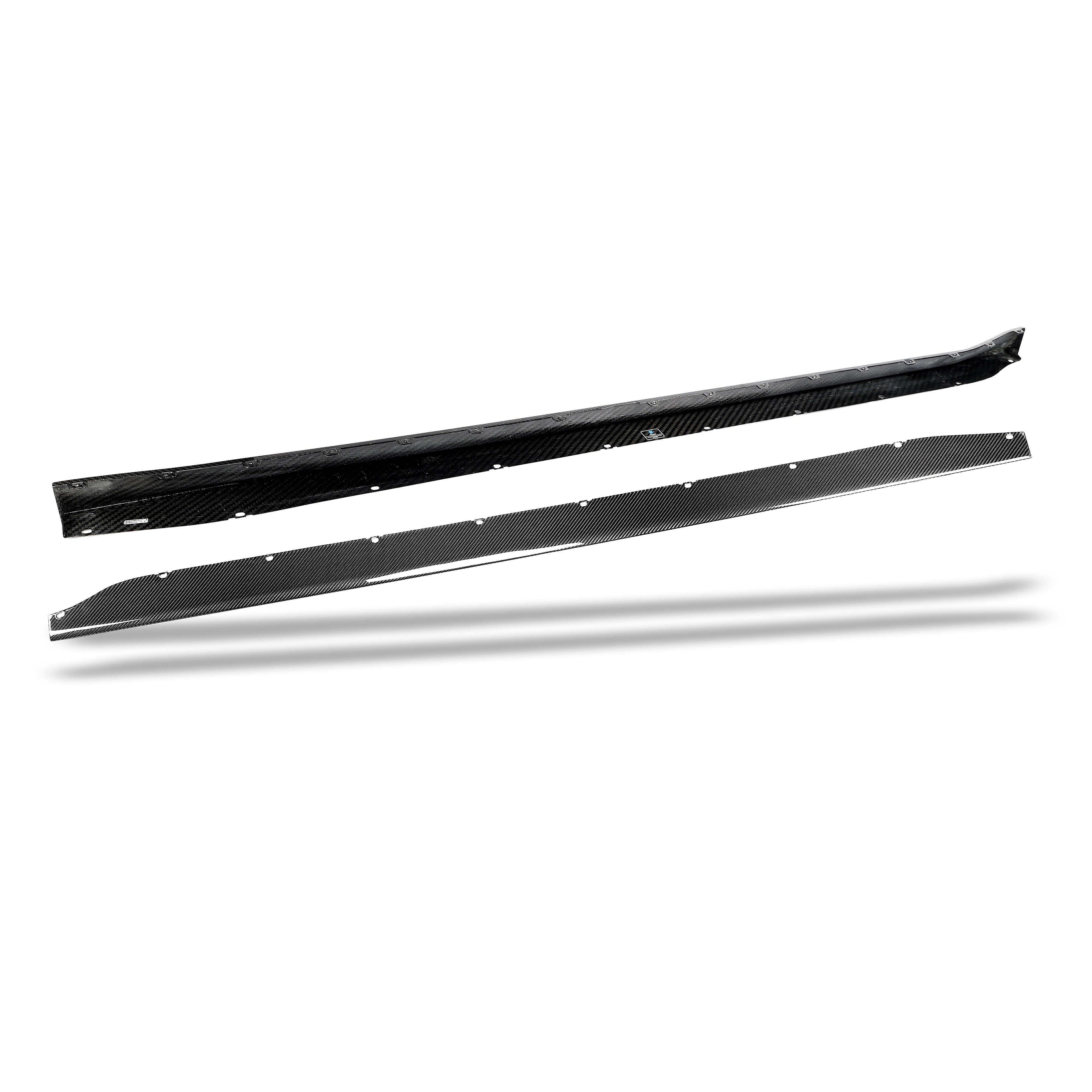RevoZport Carbon Fiber Aero Side Skirts Compatible With BMW M3 G80