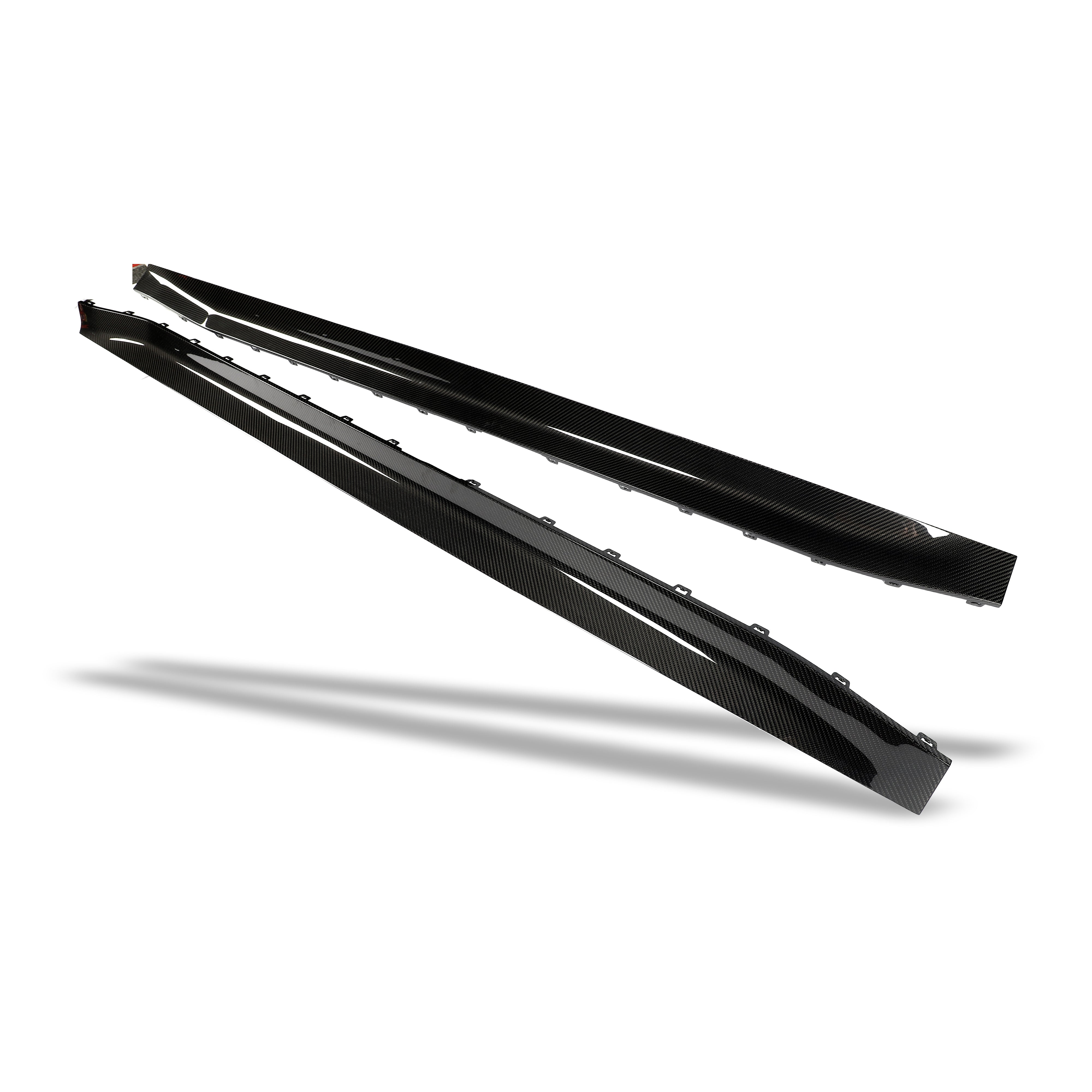 RevoZport Carbon Fiber Aero Side Skirts Compatible With BMW M3 G80