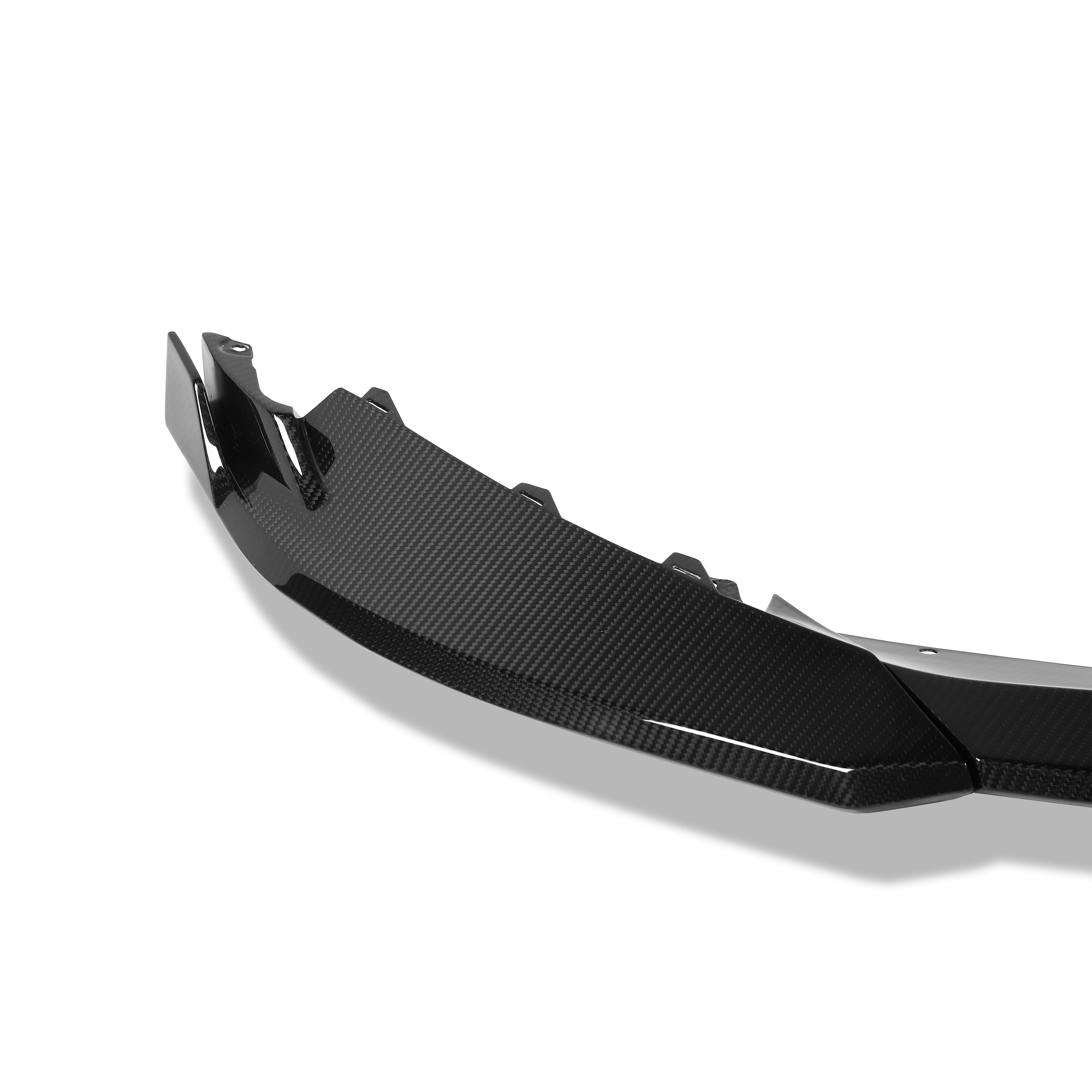 RevoZport Carbon Fiber Front Lip Compatible With BMW M3 G80