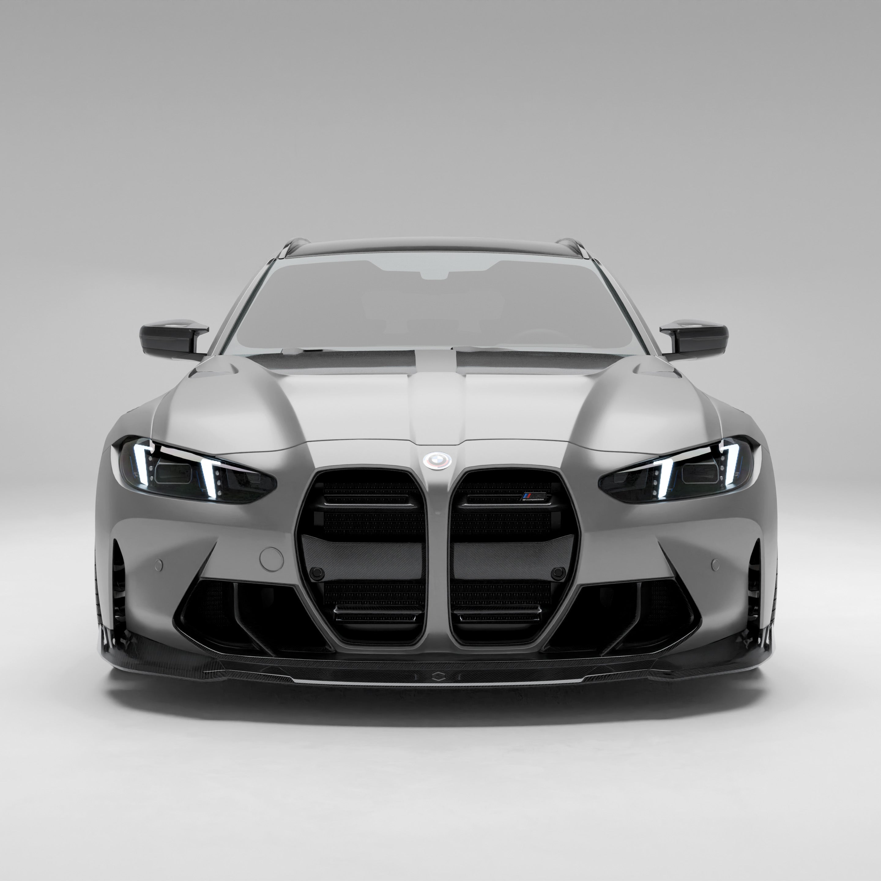 RevoZport Carbon Fiber Front Trim Compatible With BMW M3 G81