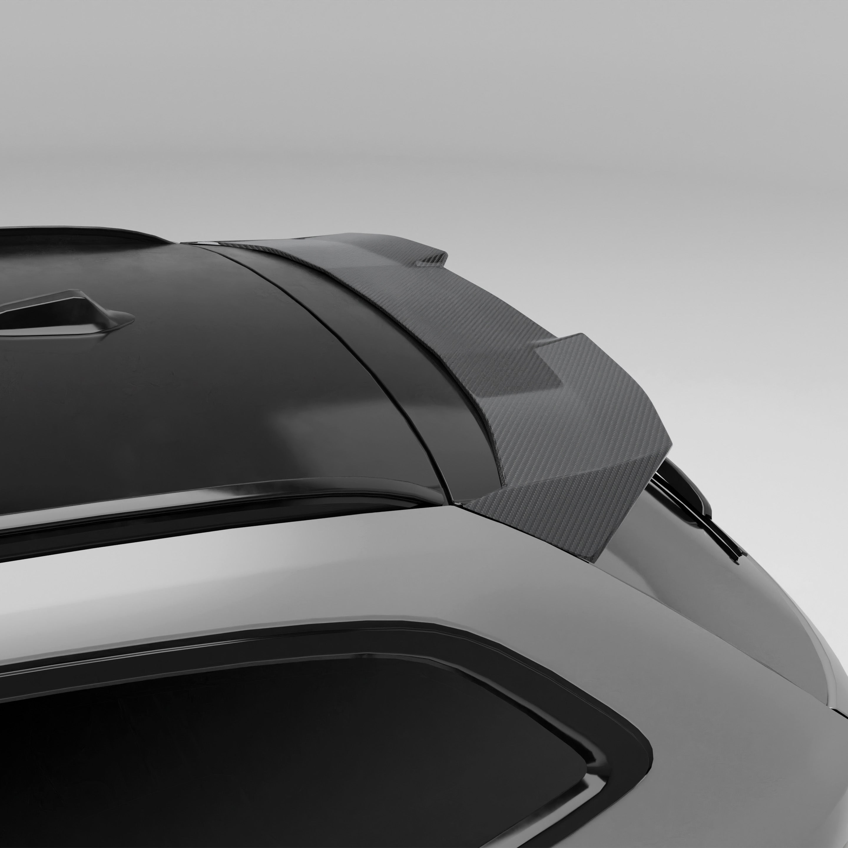 RevoZport Carbon Fiber Roof Spoiler Compatible With BMW M3 G81